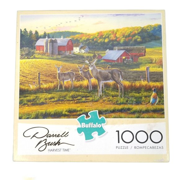 Buffalo Jigsaw Harvest Time 1000pc Bonus Poster - Picture 1 of 8